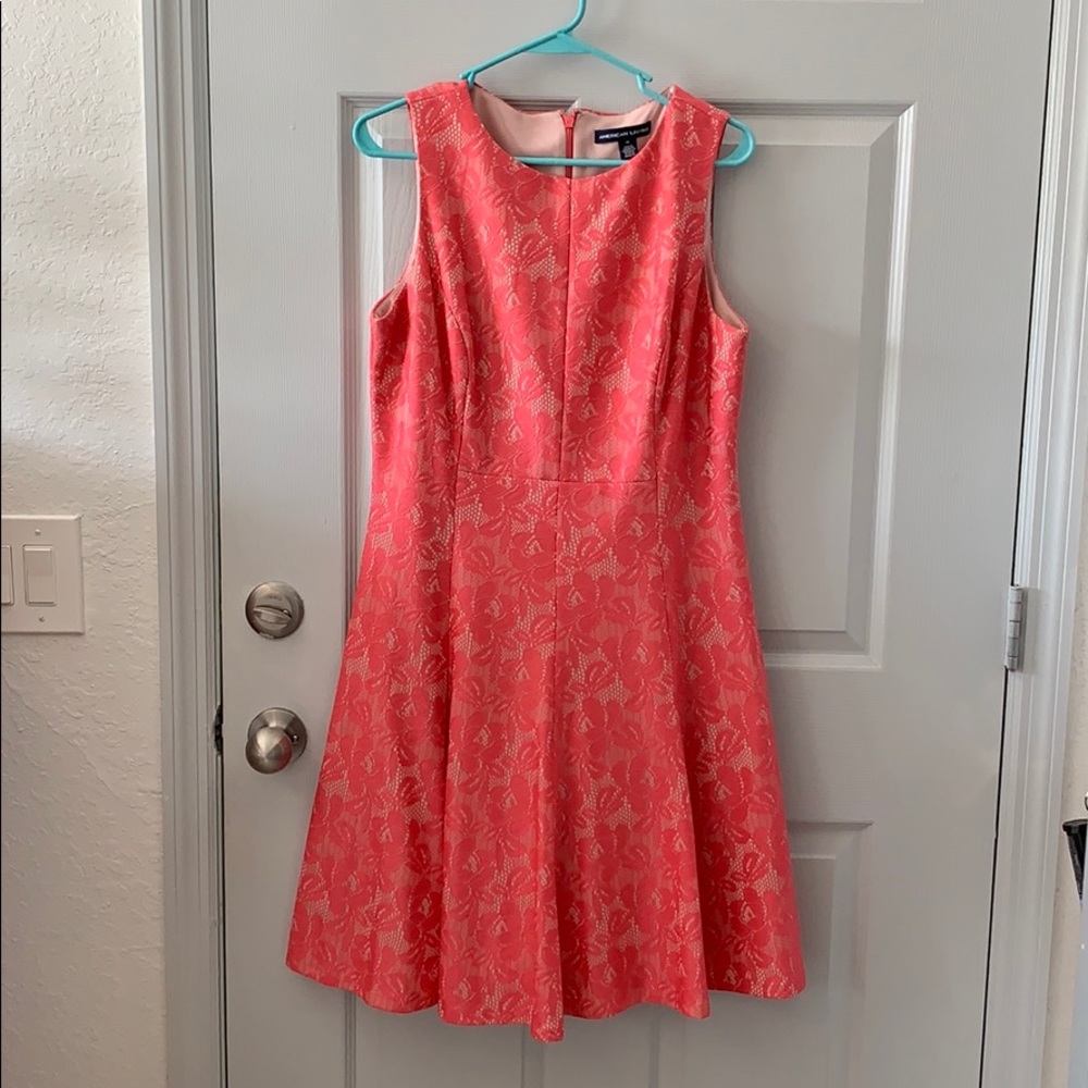 Pink lace dress!